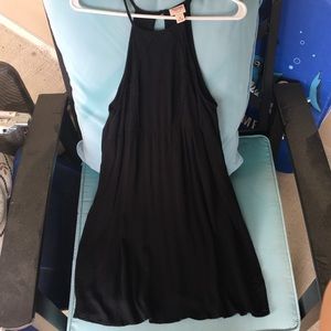 Black Laced Halter dress, sz M